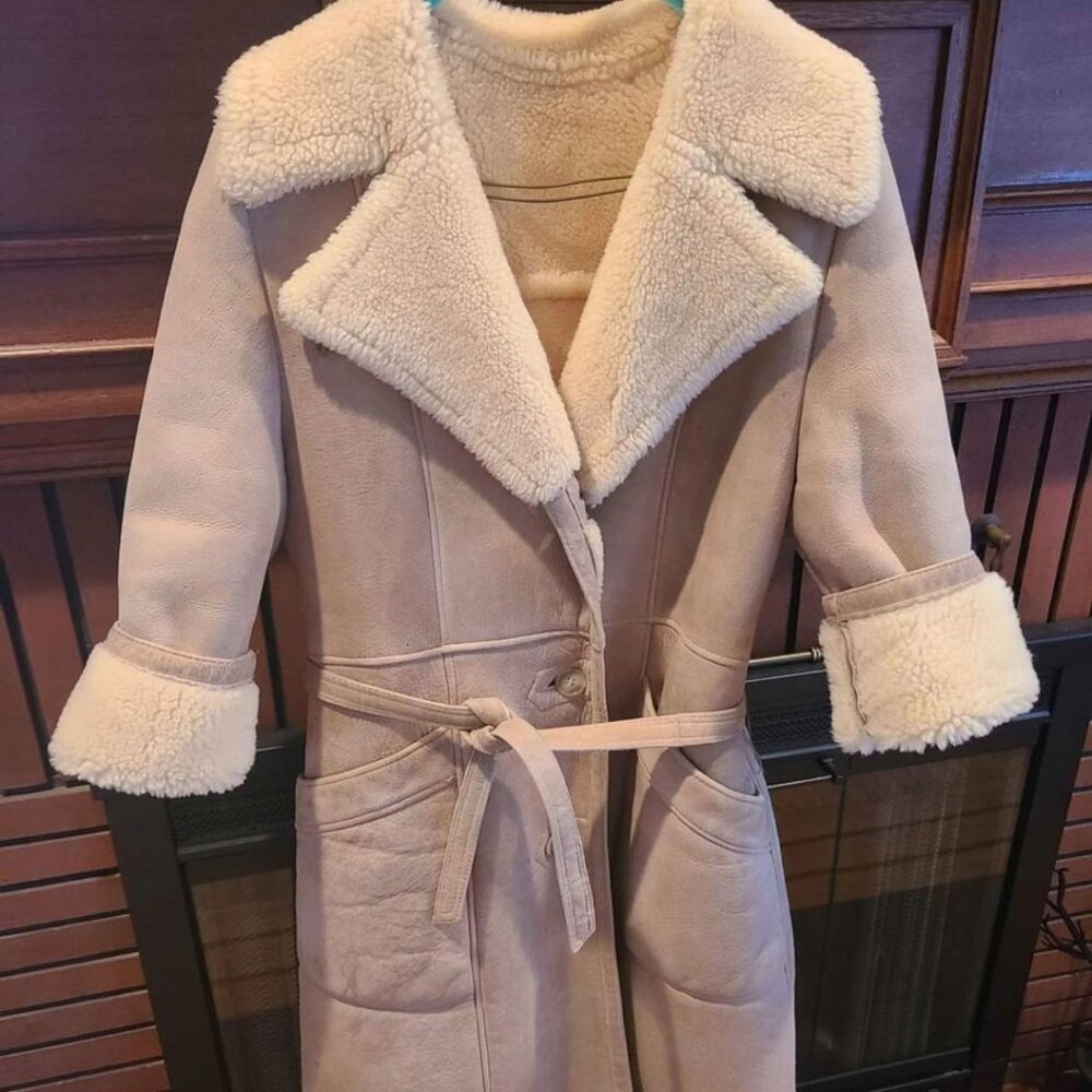 Womens vintage sherpa